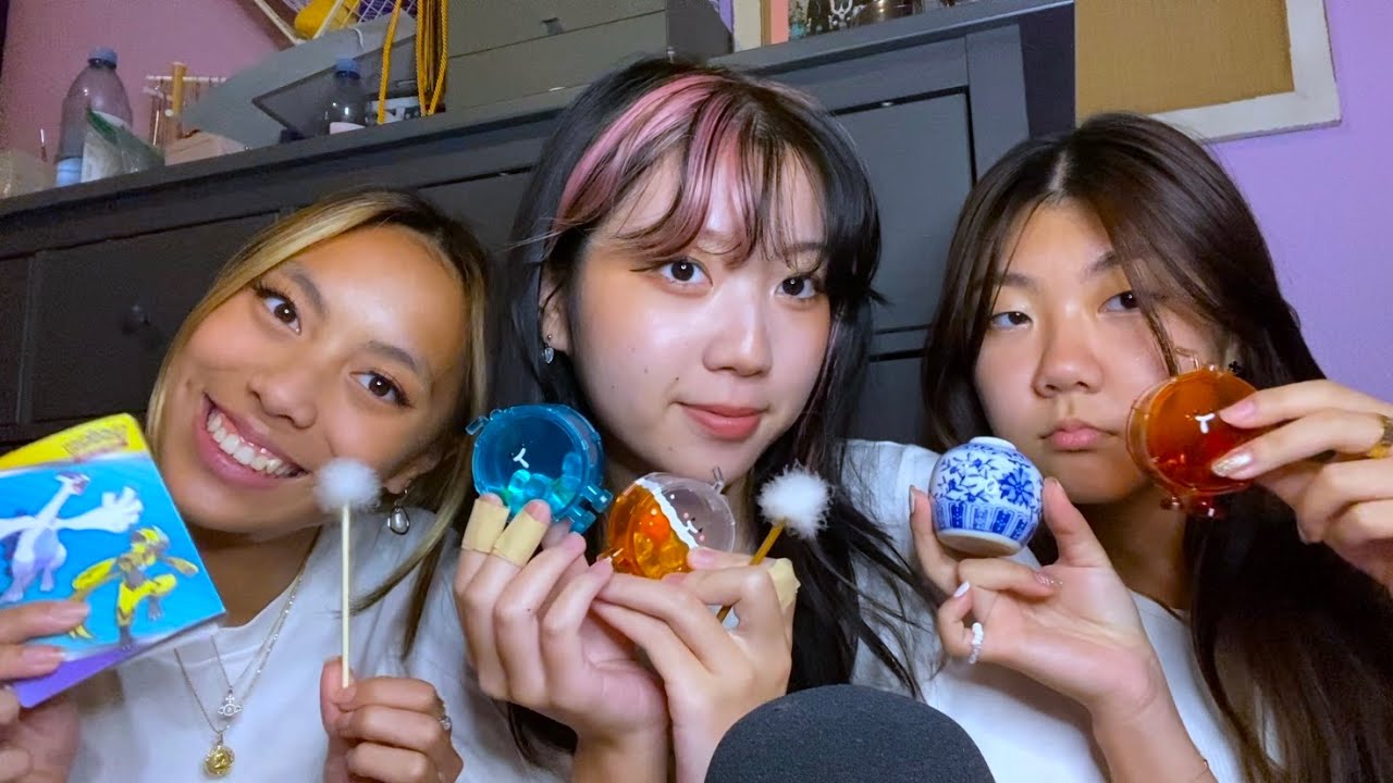 ASMR with friends pt.2!!!