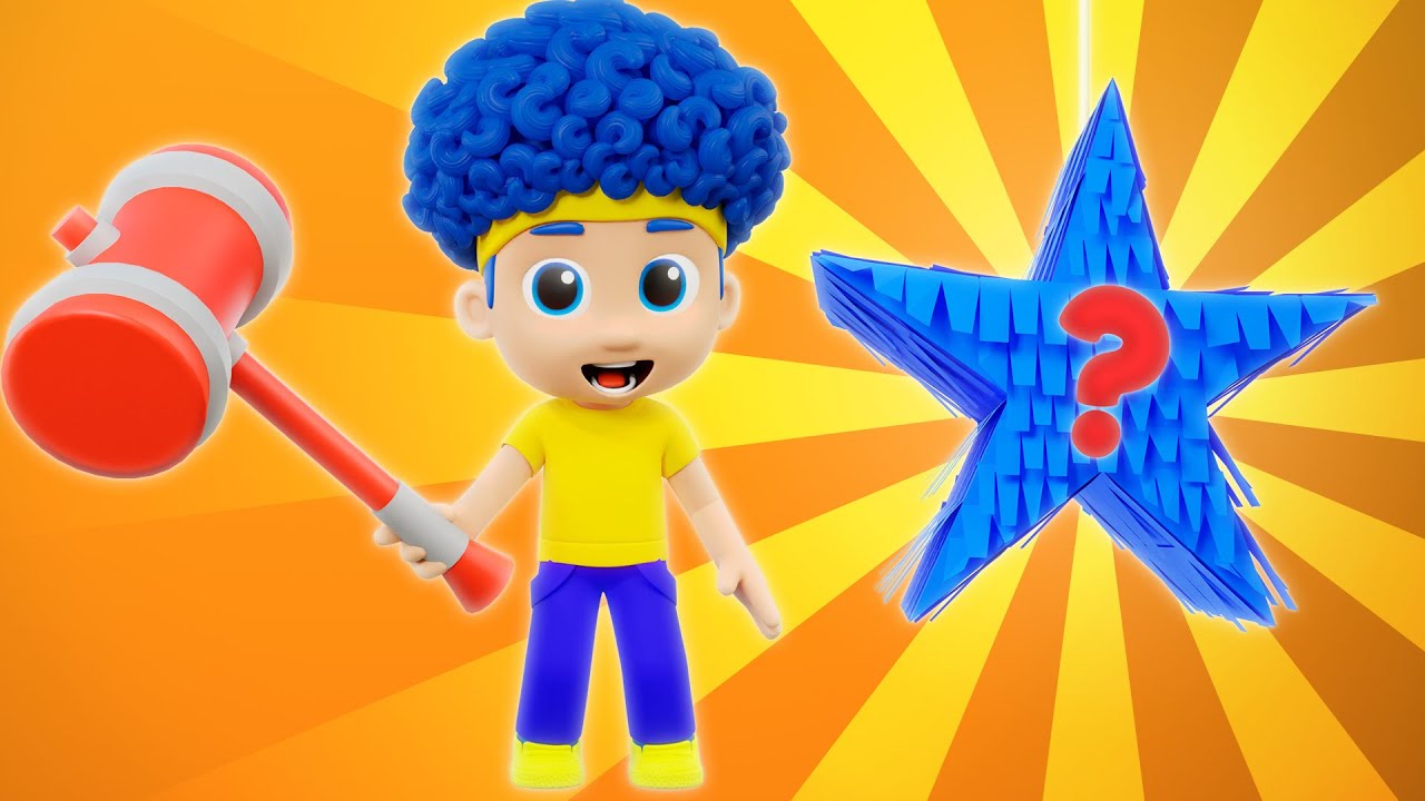 Pi&ntilde;atas coloridas con juguetes sorpresa | D Billions Canciones Infantiles