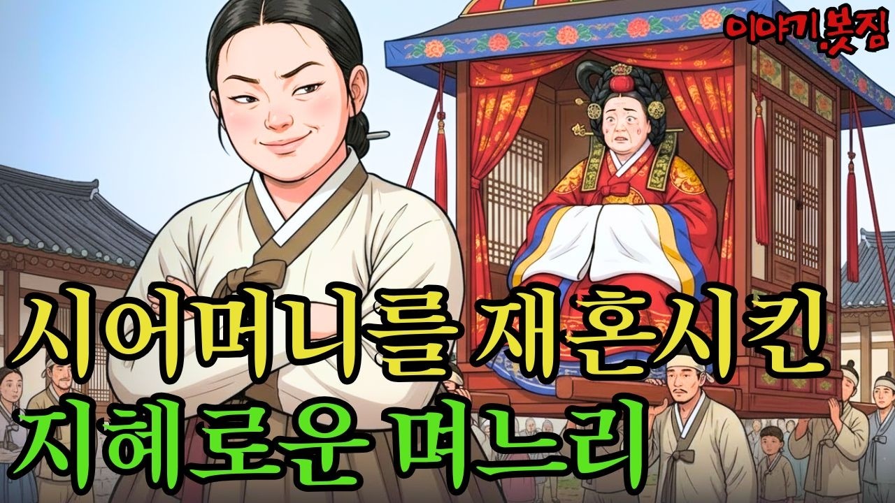 시어머니를 옛 노비에게 재혼시킨 지혜로운 며느리 |야담|만담|전설|옛날이야기|사연