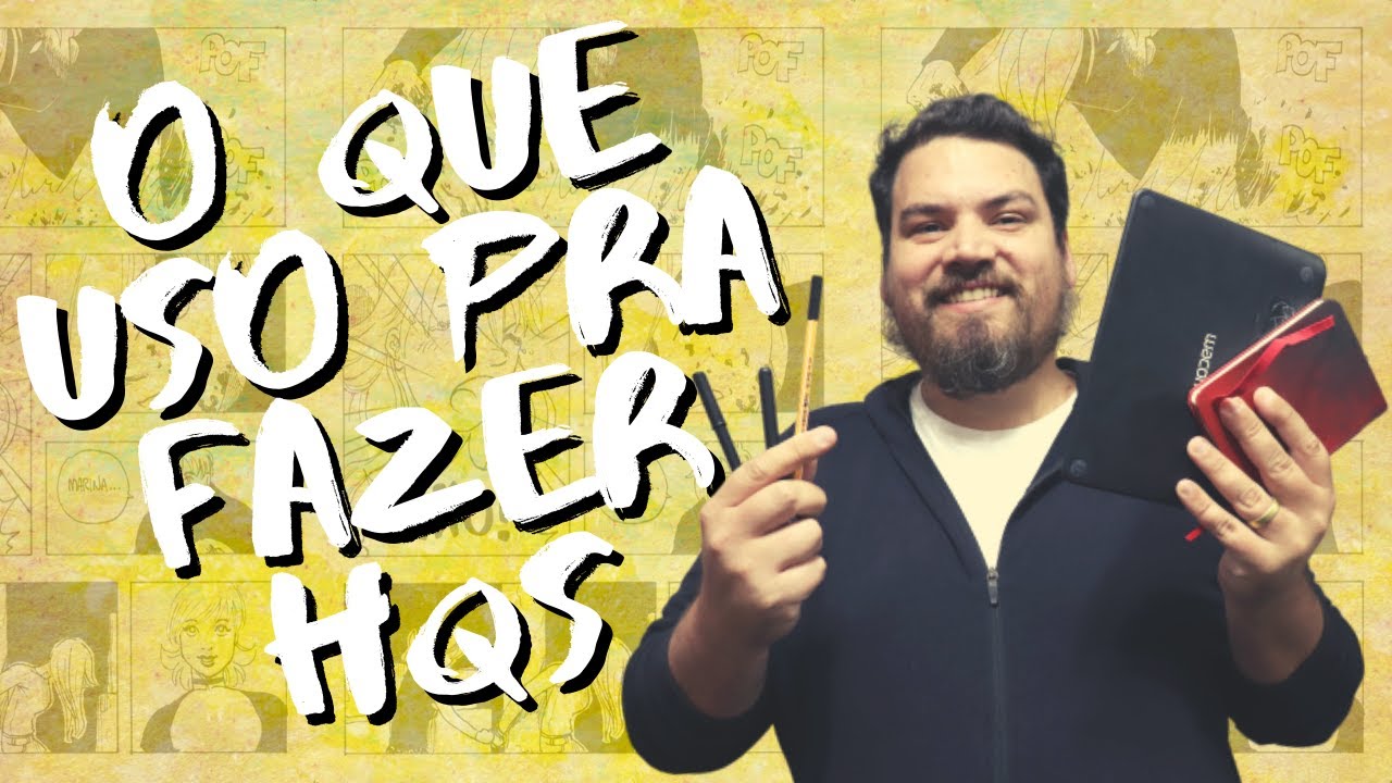 Qual (caneta, programa, fonte, etc.) você usa para fazer quadrinhos?