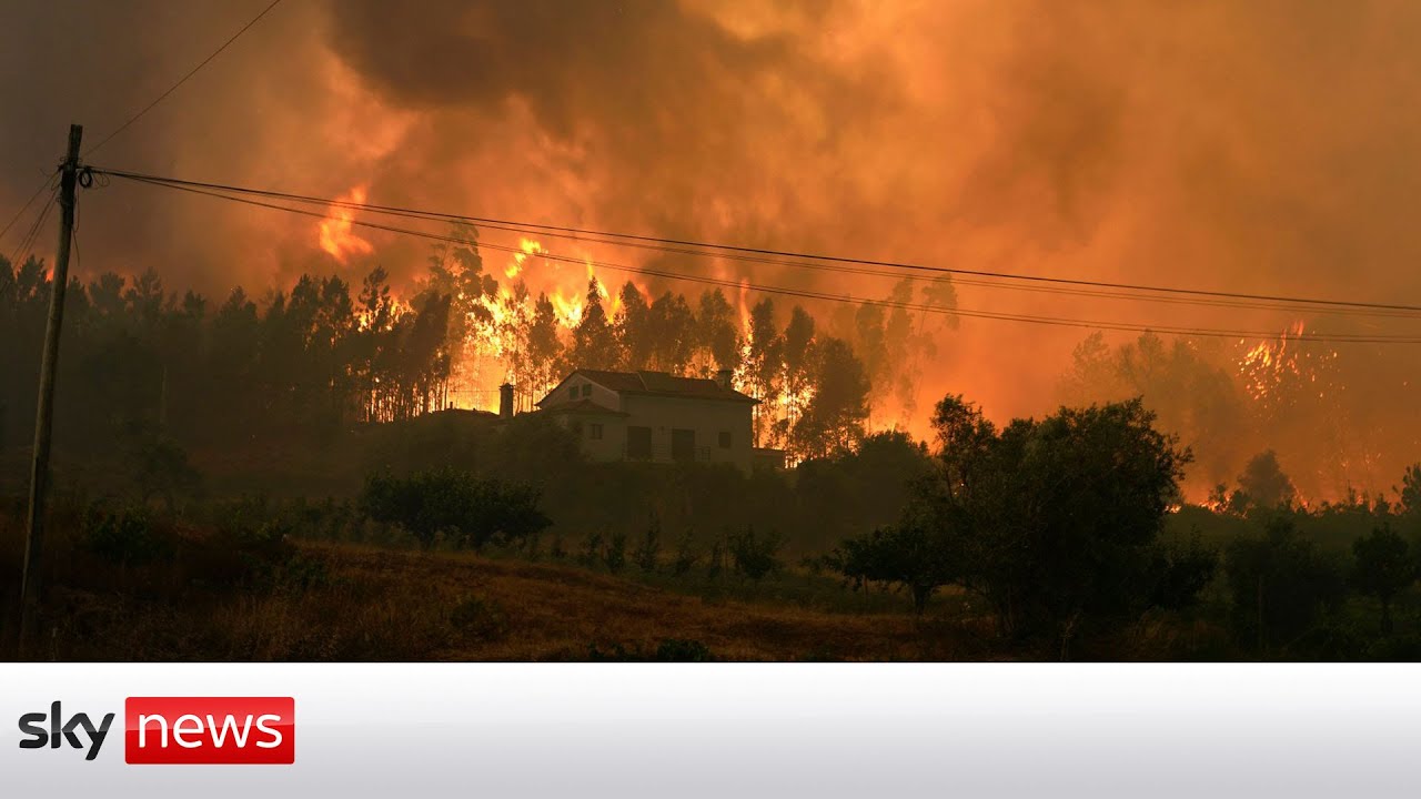 Wildfires and drought in Portugal