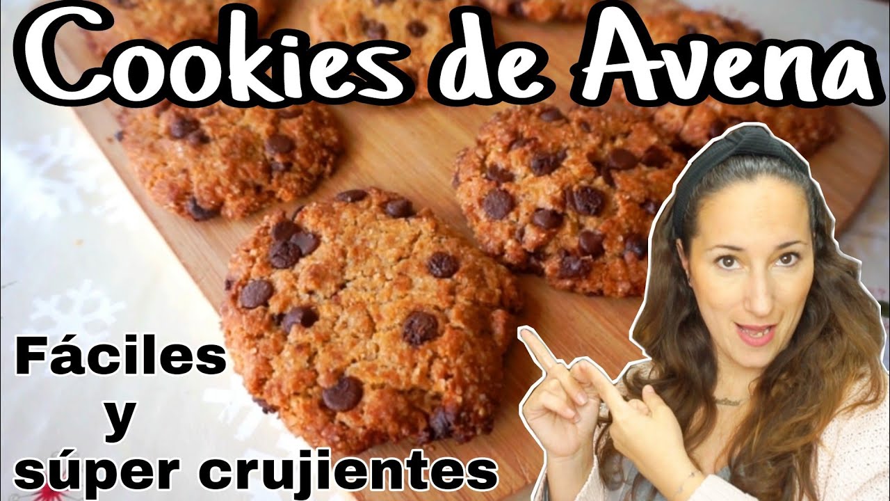 Las MEJORES GALLETAS de Avena y Chips de CHOCOLATE / Cookies Fáciles y Crujientes/ Maricienta