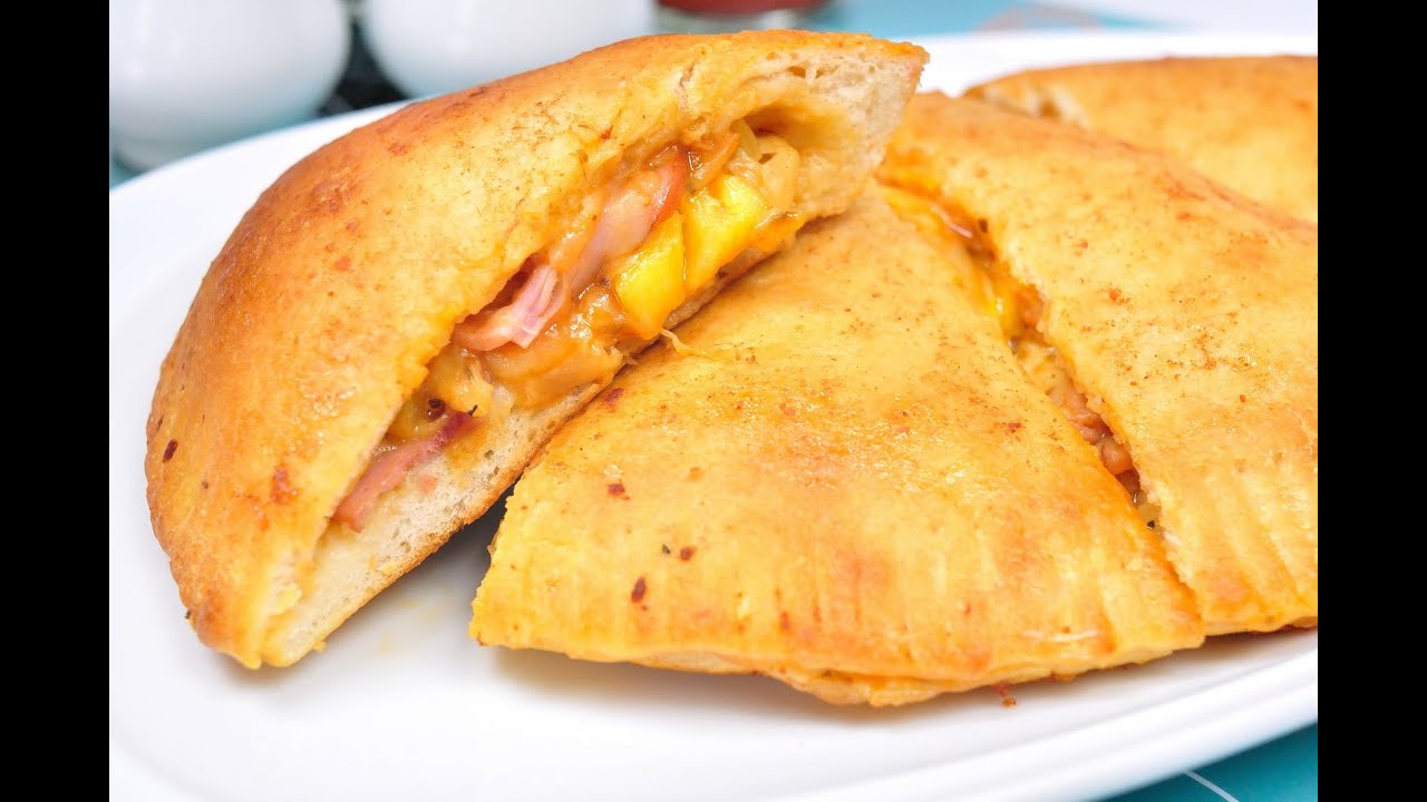 พิซซ่าพัฟแฮมชีส Ham Cheese Pizza Puff