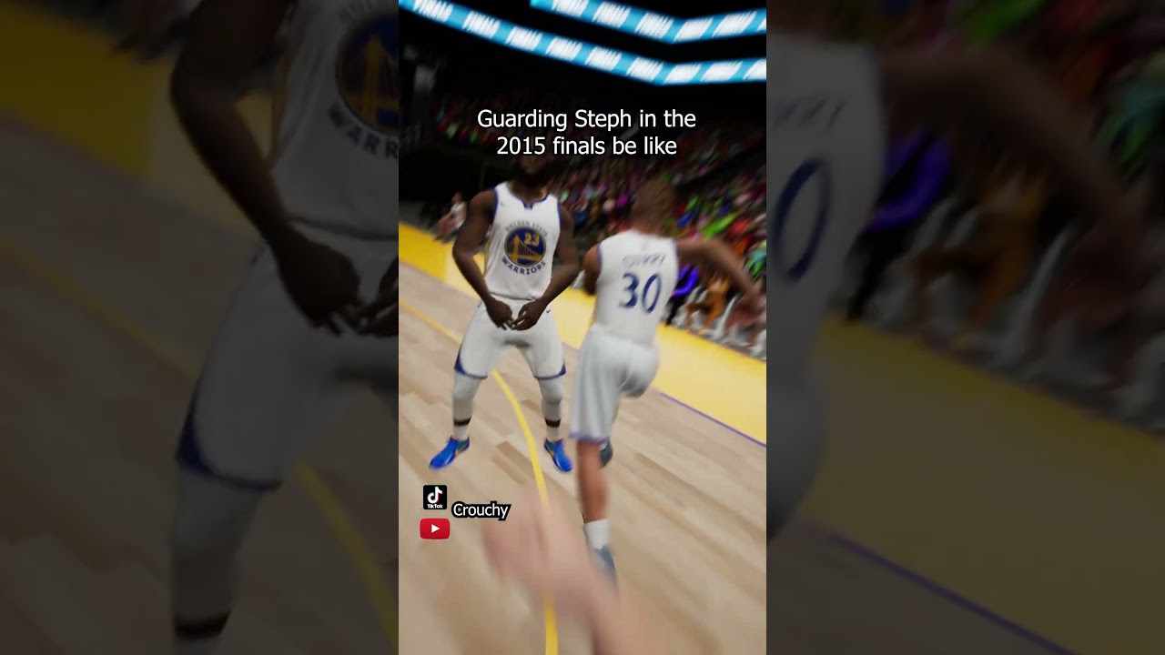 POV Guarding Steph in 2015 #nba #animation