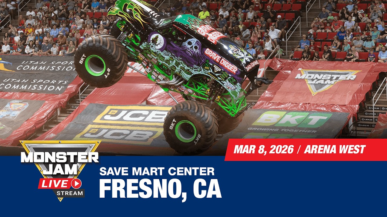 Monster Jam: Fresno, CA - 4 (Full Event) | March 8, 2026 | Arena West