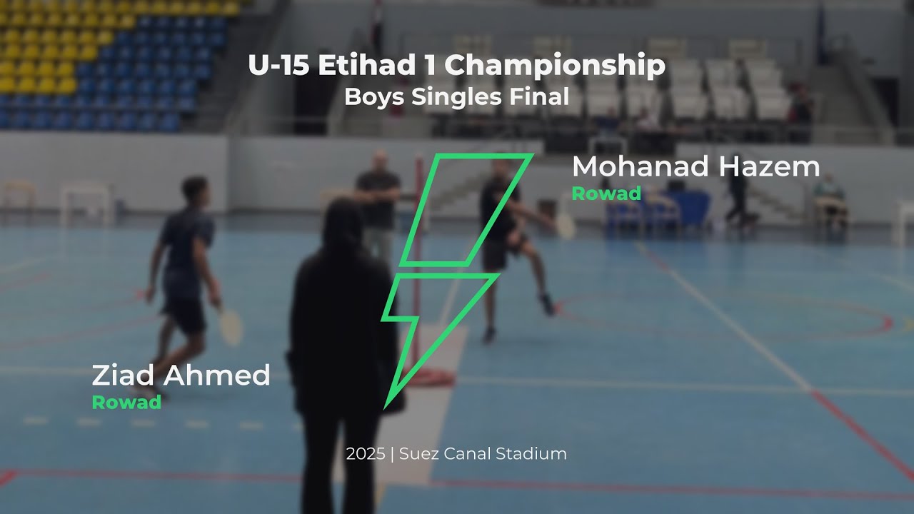 Speedball | Ziad Ahmed vs Mohanad Hazem | Full Match | 2025 Etihad 1 U-15 Final