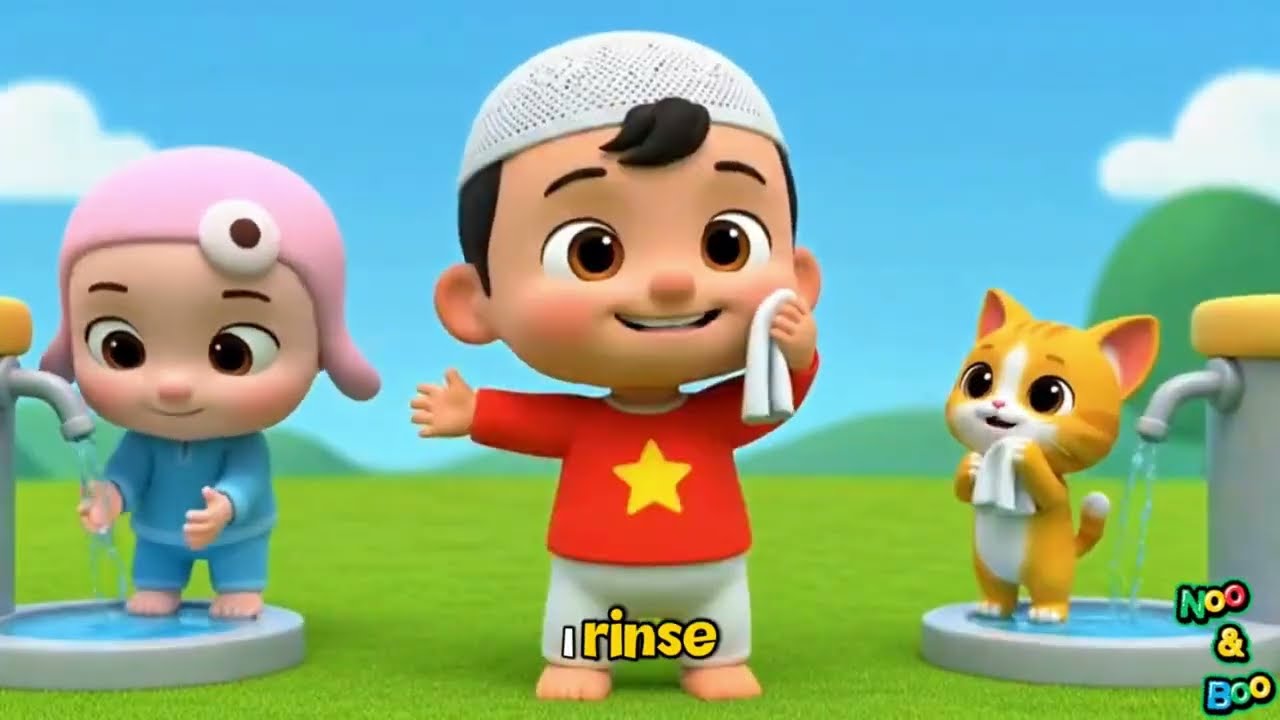 24min Islamic Wheels on the Bus Kids Songs | Bismillah Song, Allah is One, Islamic Duas For Kids