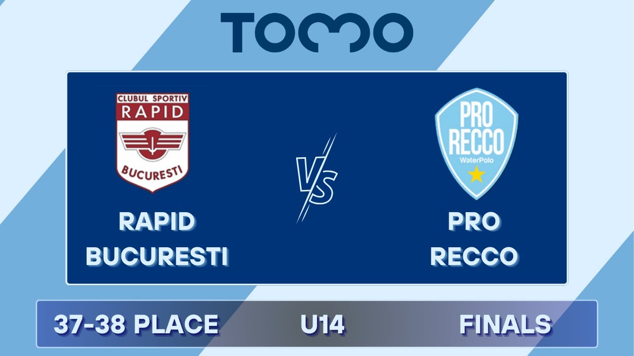 [TOMO 2024] Rapid Bucuresti - Pro Recco (U14)