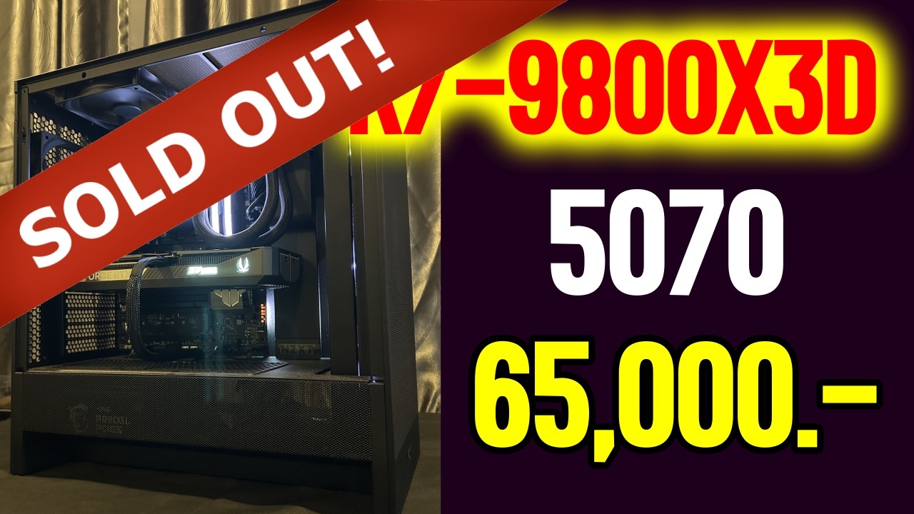 คอมเทพ R7 9800X3D + 5070 | 65,000 บ. High-End Gaming PC