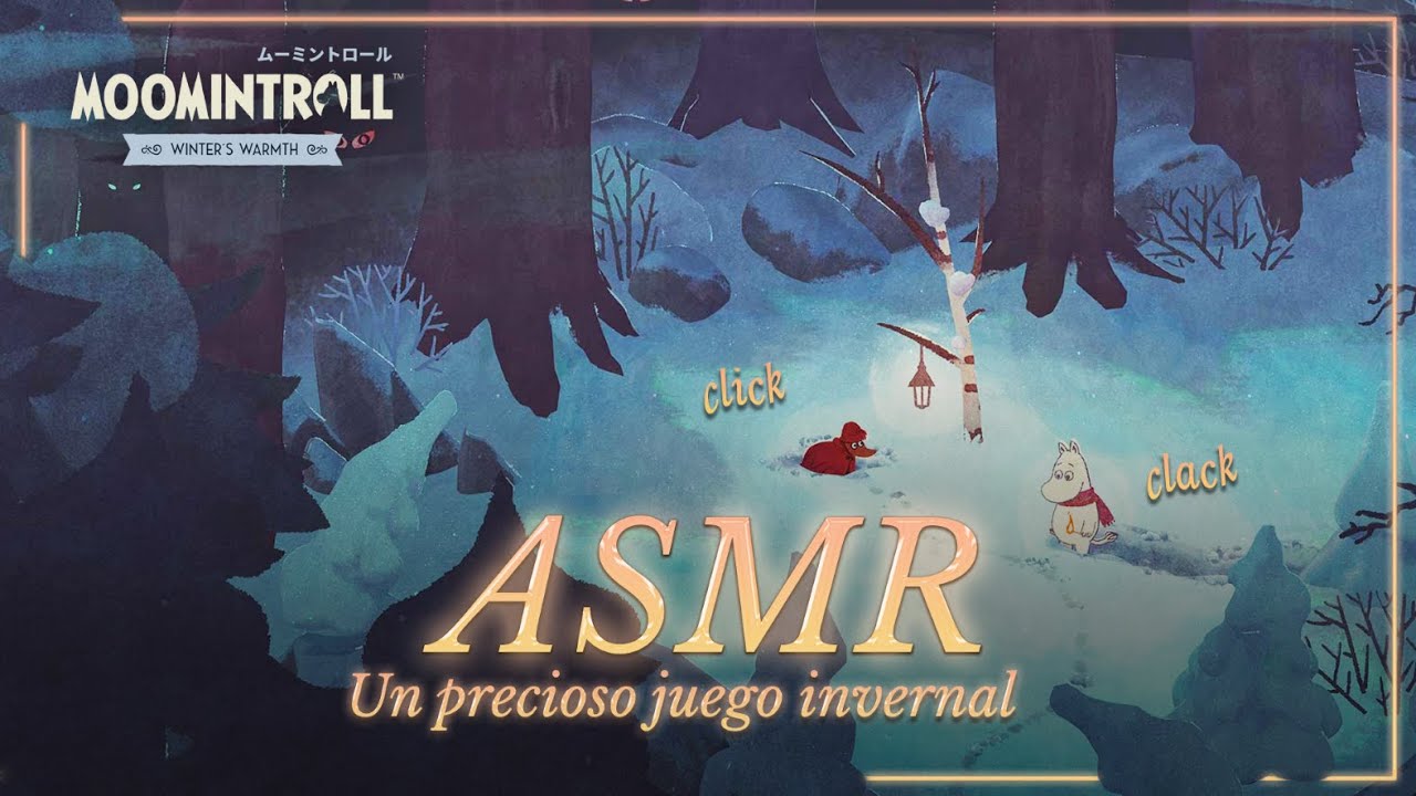 ASMR ✧ Este juego invernal es precioso ❄️ Mumintroll: La calidez del invierno