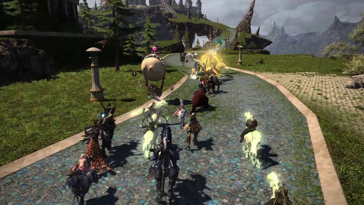 ffxiv mount madness in idyllshire