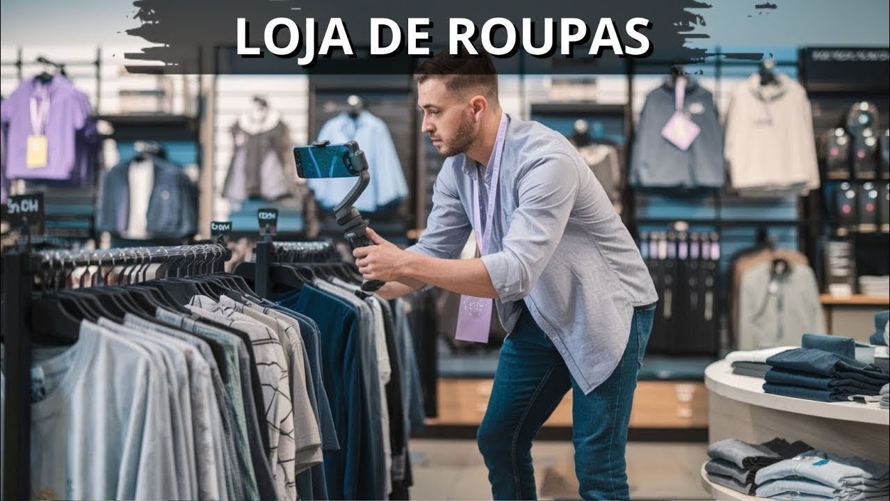 Demonstração de PROPAGANDA COMERCIAL para LOJA de ROUPAS
