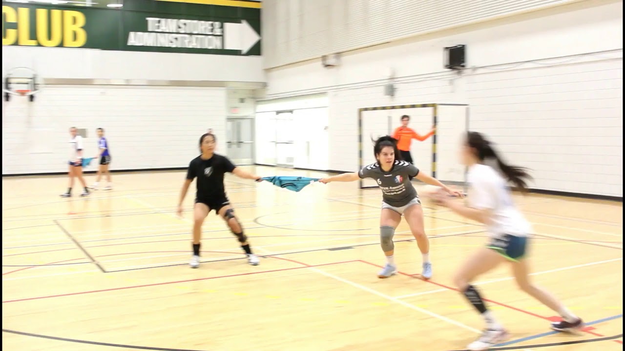 4 vs 4 Handball Drill