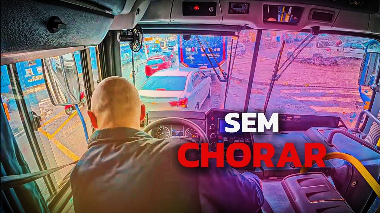 LINHA 156 🚍Trabalhei com outro carro, e a chuva não ajudou.