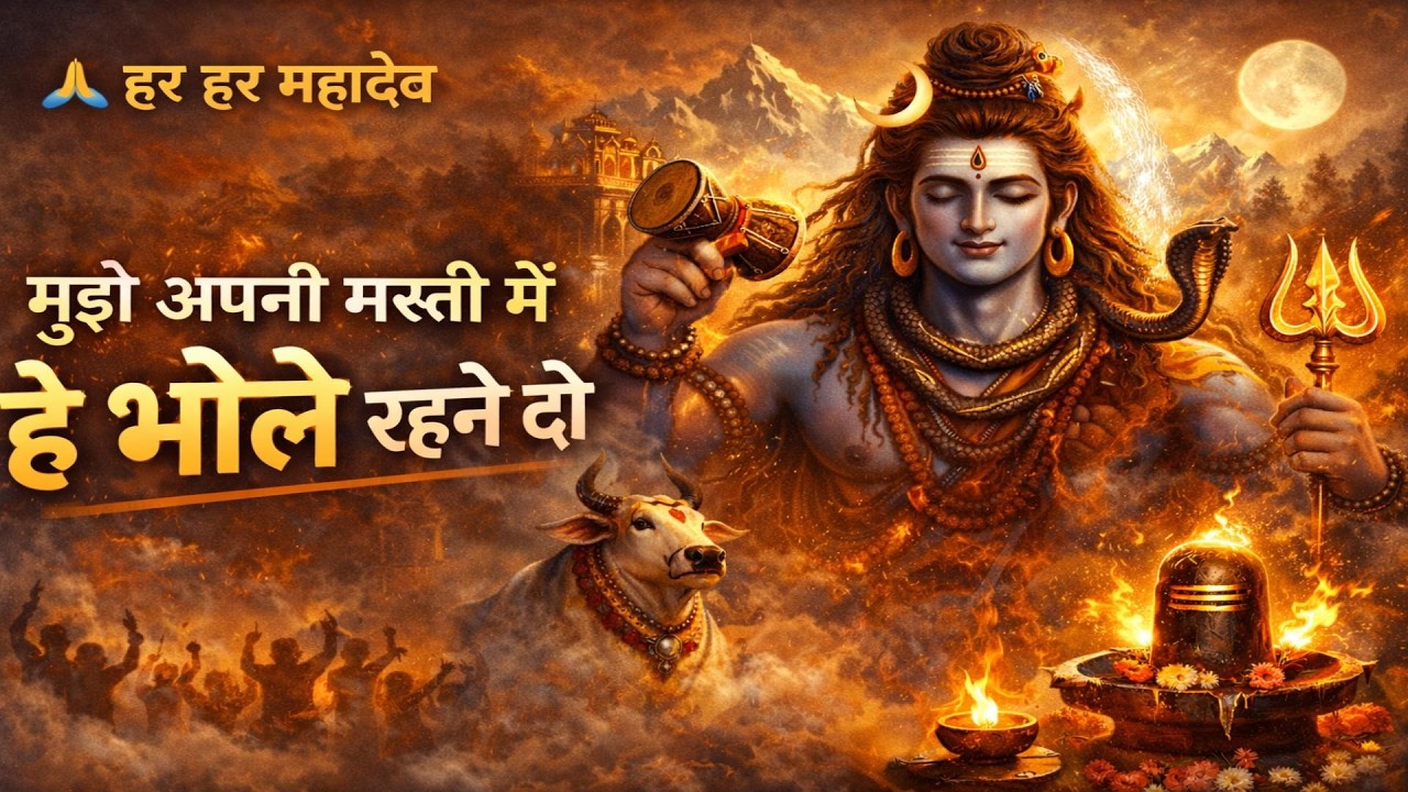 मुझे अपनी मस्ती में हे भोले रहने दो | Powerful Shiv Bhajan 2026 | Har Har Mahadev | Shiv Bhakti Song