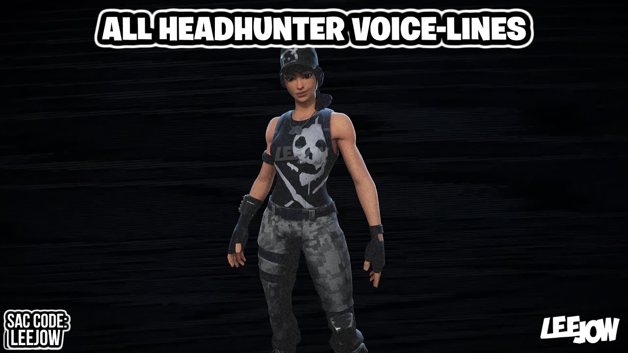 Fortnite - Headhunter | All Hero Voice-lines (STW)