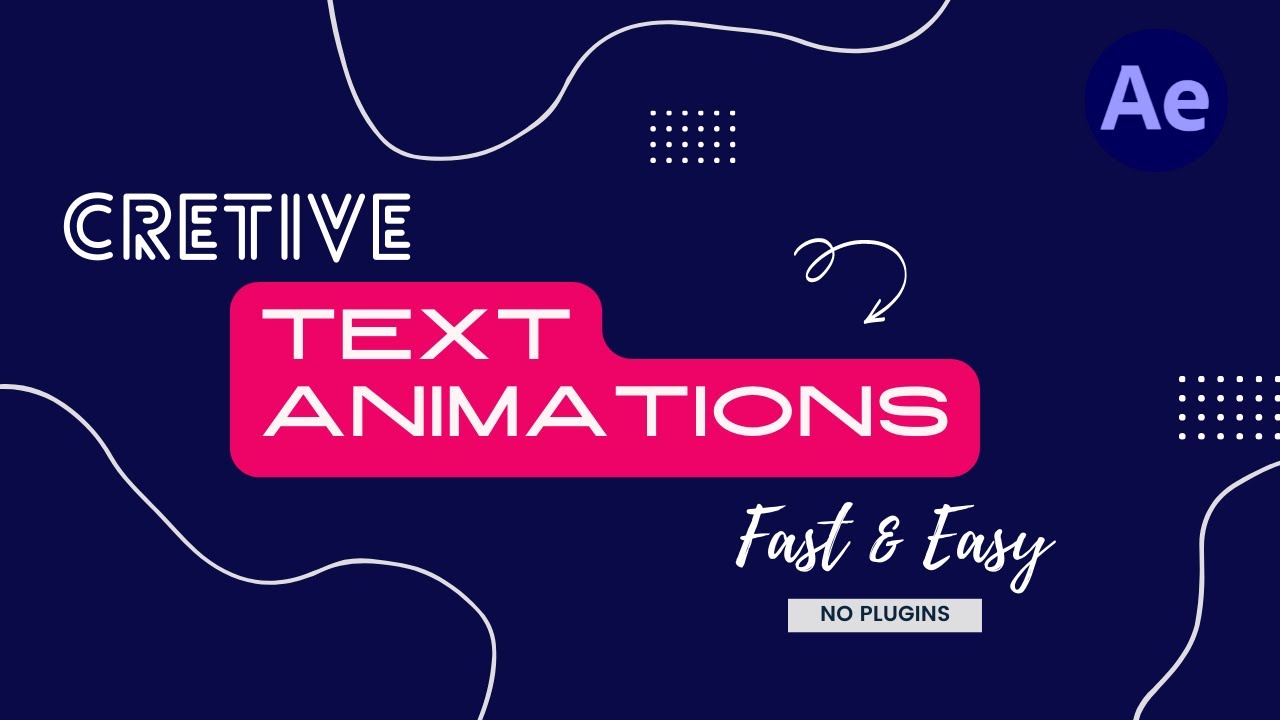 Simple After Effects Text Animation (No Presets) I Adobe After Effects 2022