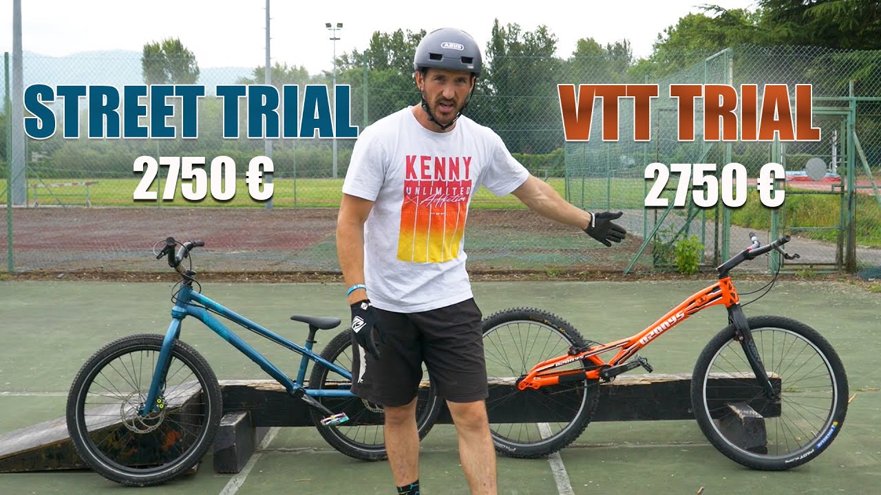 STREET TRIAL vs VTT TRIAL !  (C'est quoi le mieux ?)