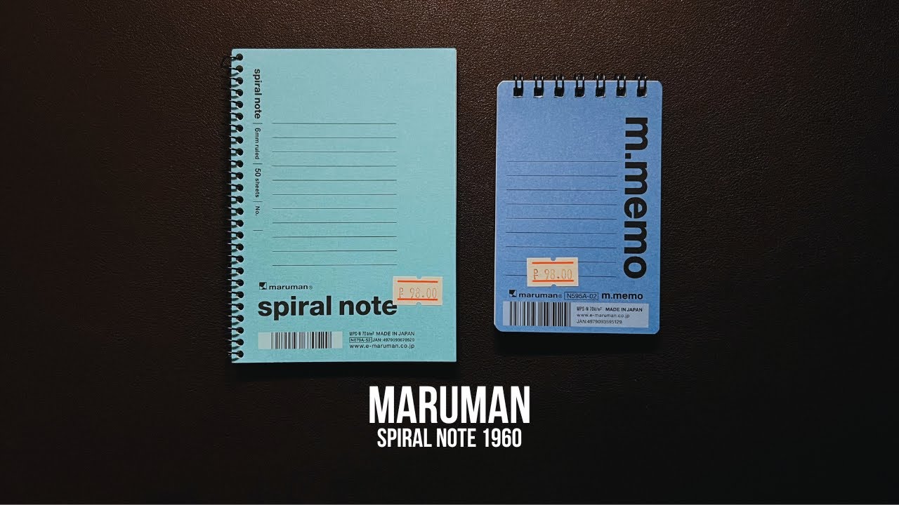 Budget Notebooks for Fountain Pens - Maruman Spiral Note 1960