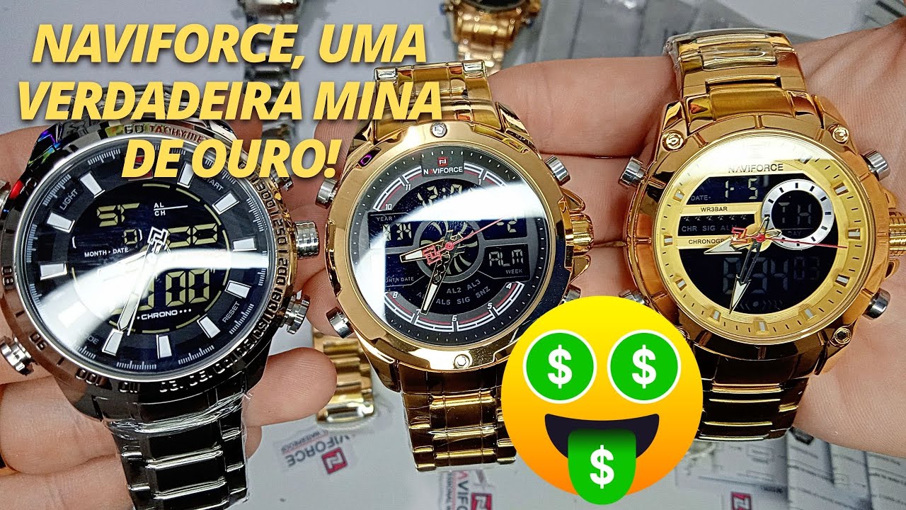 UNBOXING SÓ RELÓGIOS NAVIFORCE; UMA VERDADEIRA MINA DE OURO