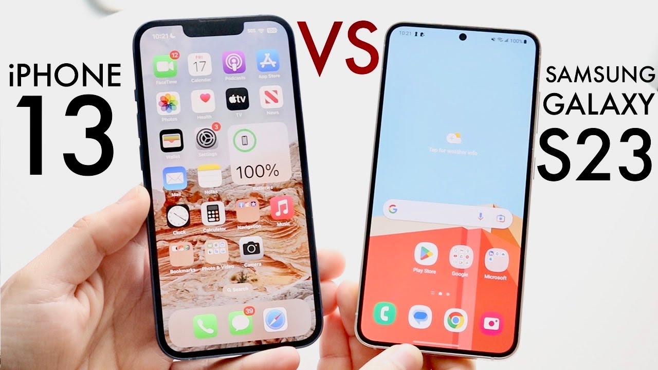 Samsung Galaxy S23 против iPhone 13! (Сравнение) (Обзор)
