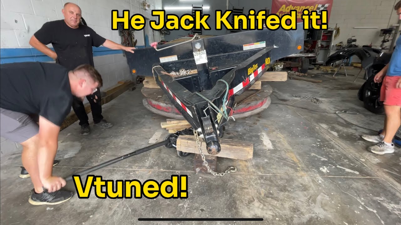 Rebuilding A Destroyed Heavy Equipment Trailer with our Kansas Jack Magna Rack!