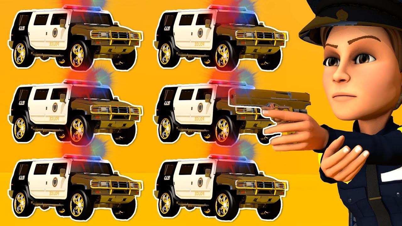 Carros completo 2 dos HORAS. Desenhos animados. Carros de policia. Dibujitos de autitos.
