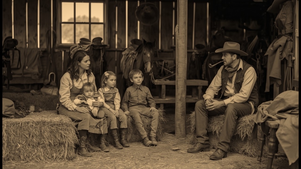 Lonely Cowboy Walked Into a Barn Full of Tied-Up Children — And Left His Past Burning Behind Him