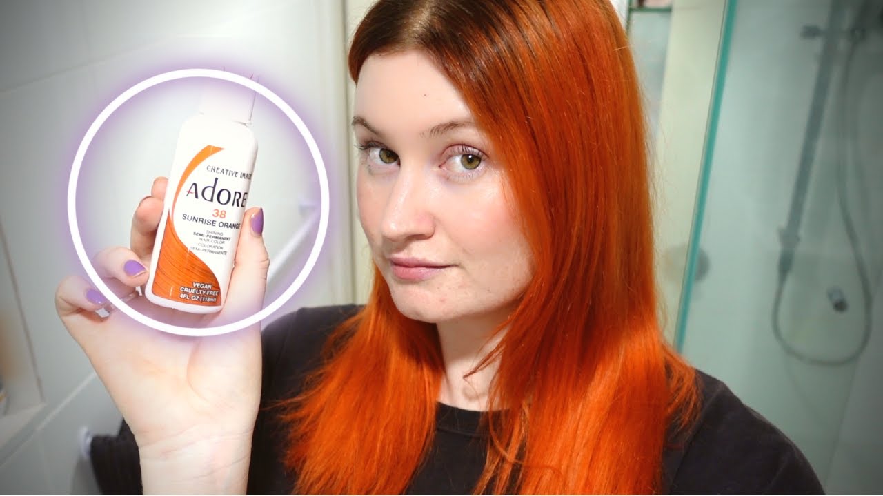 ADORE Hair Dye! 38 Sunset Orange Semi Permanent *Copper/Ginger