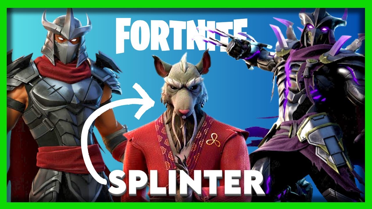 TMNT Splinter Coming to Fortnite!