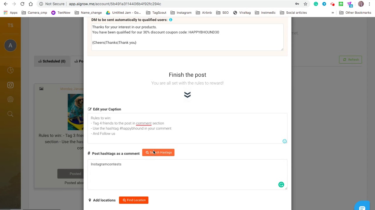 4. How to Automate Instagram Contests & Giveaways, Drive Engagement, & Sell More Products in 2020!