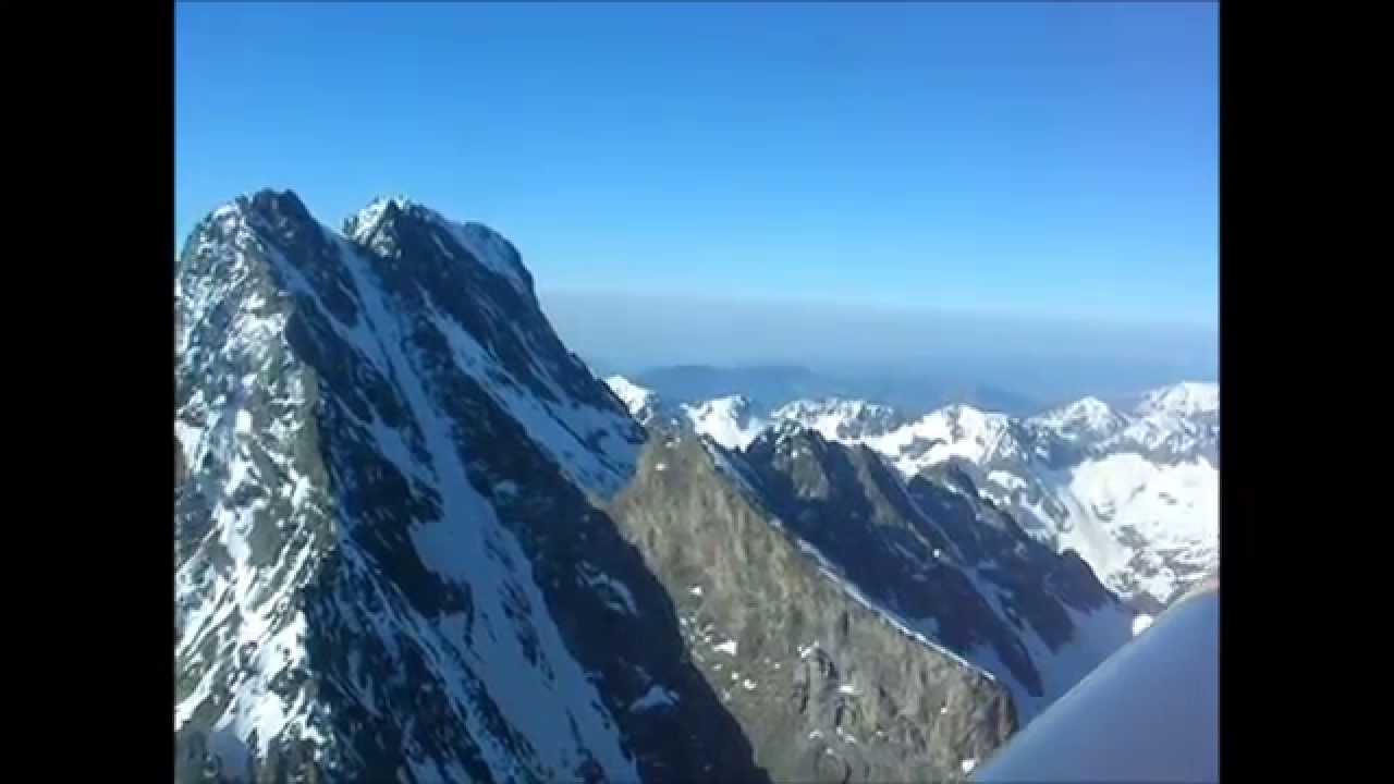 sorvolo del monte Argentera