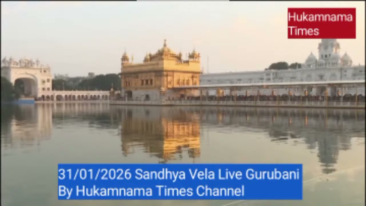 31 Jan Amritsar Sri Harmandir Sahib Live Today | darbar sahib live | sgpc live today |
