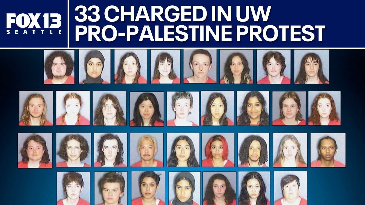 33 charged in University of Washington pro-Palestine protest | FOX 13 Seattle