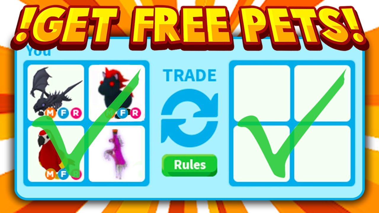 GIVING PEOPLE FREE PETS IN ADOPT ME! How To Get Free Legendary Pets In Roblox Adopt Me