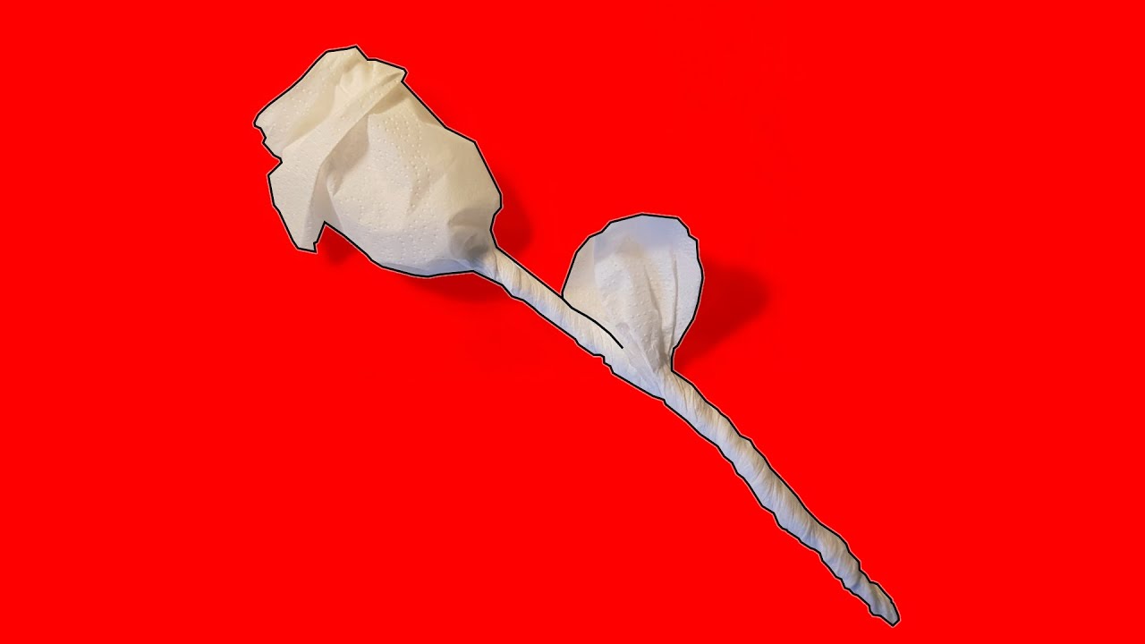 Comment faire une ROSE en SERVIETTE