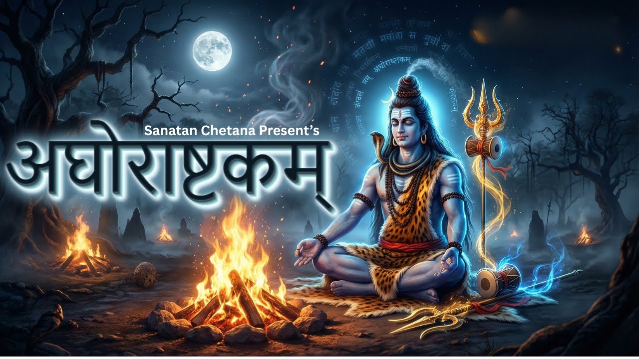 🔱 अघोराष्टकम् | Aghora Ashtakam | Powerful Shiva Stotra for Fear Removal & Spiritual Protection 🔱