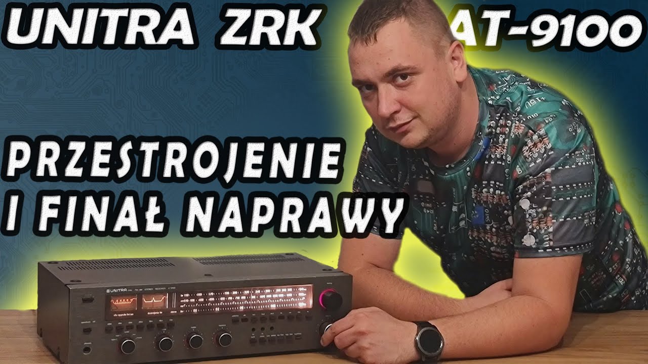 Naprawiam Amplituner ZRK AT9100 część 3   Przestrojenie i Finał Naprawy