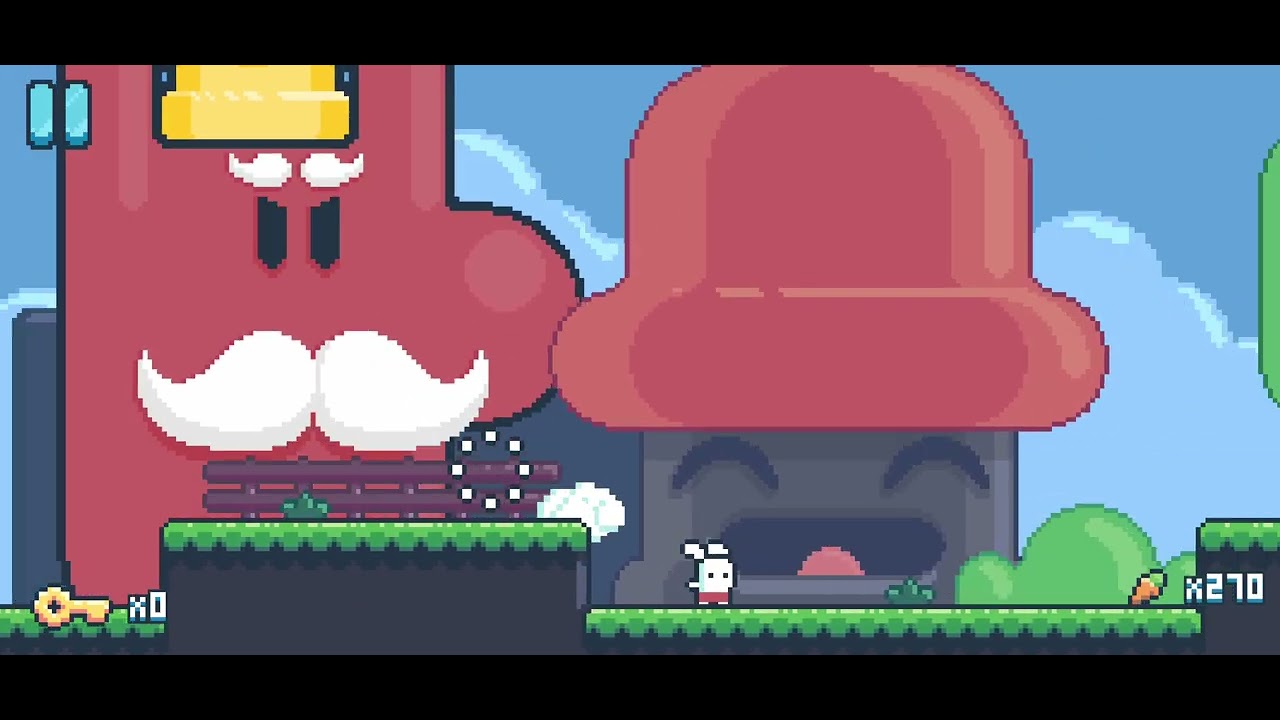 Playing Yeah Bunny on mobile