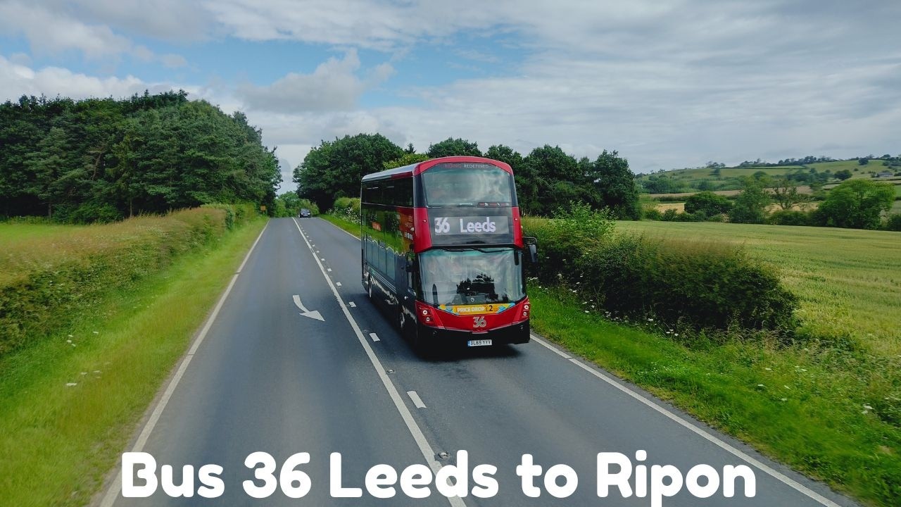 Visiting North Yorkshire by bus | Bus 36 Leeds to Ripon | July 2024