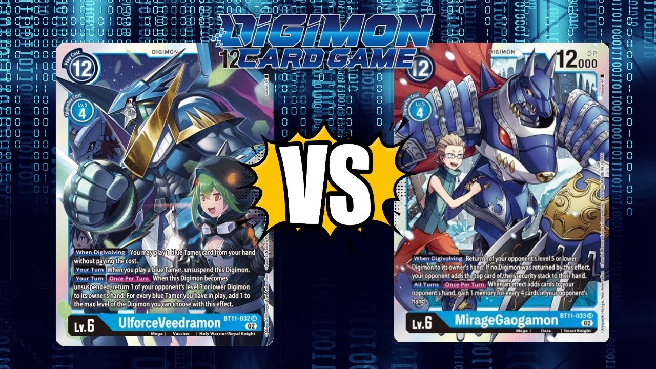 Digimon Card Game | Ulfroce Veedramon VS Mirage | BT14 | بطولة ديجيمون