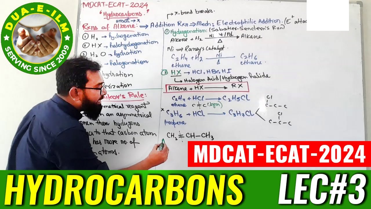 MDCAT-ECAT-2024 | Chemistry | Hydrocarbons | Lecture#3