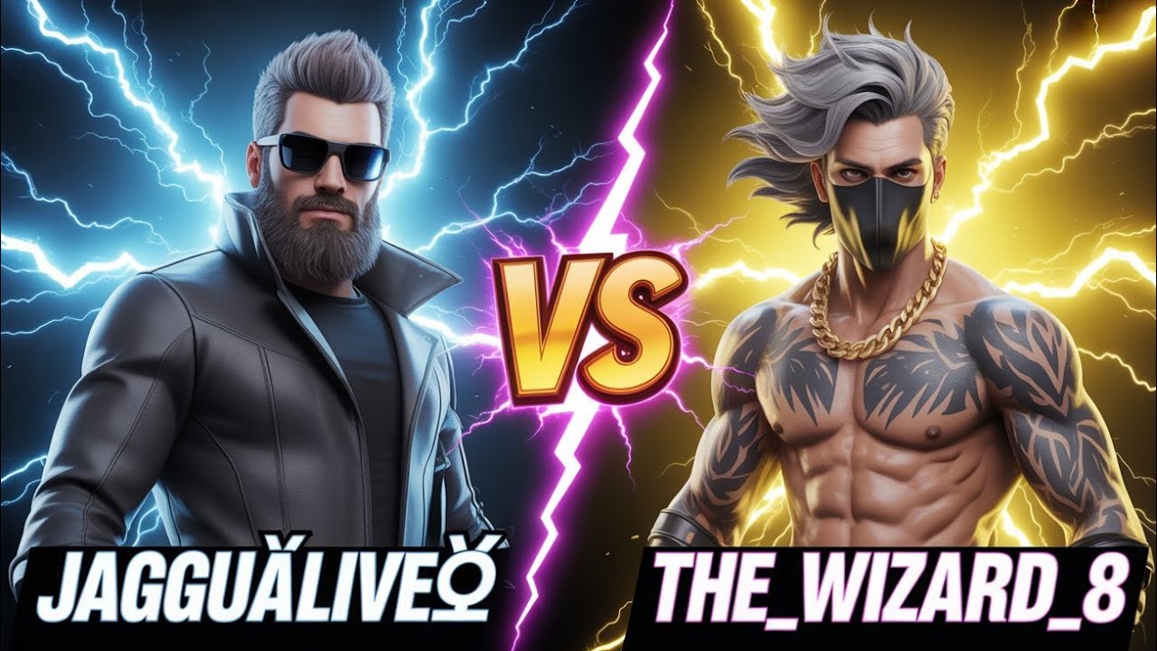COSTAM GAME 🎯 JAGUU LIVE VS THE_WIZARD_8 ||COSTOM CHALLENGE 🔥1V1 || #freefire #trending #viral #1v1 