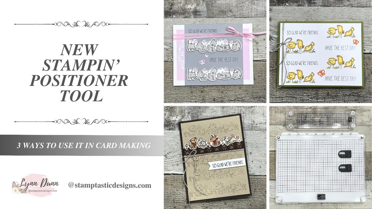 Card Making with the NEW Stamp Positioner Tool