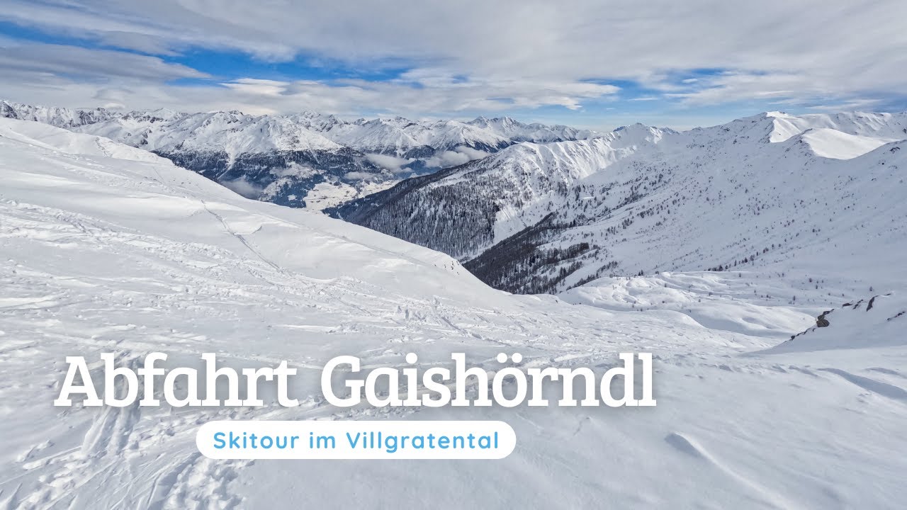 Skitour: Abfahrt vom Gaishörndl in Osttirol