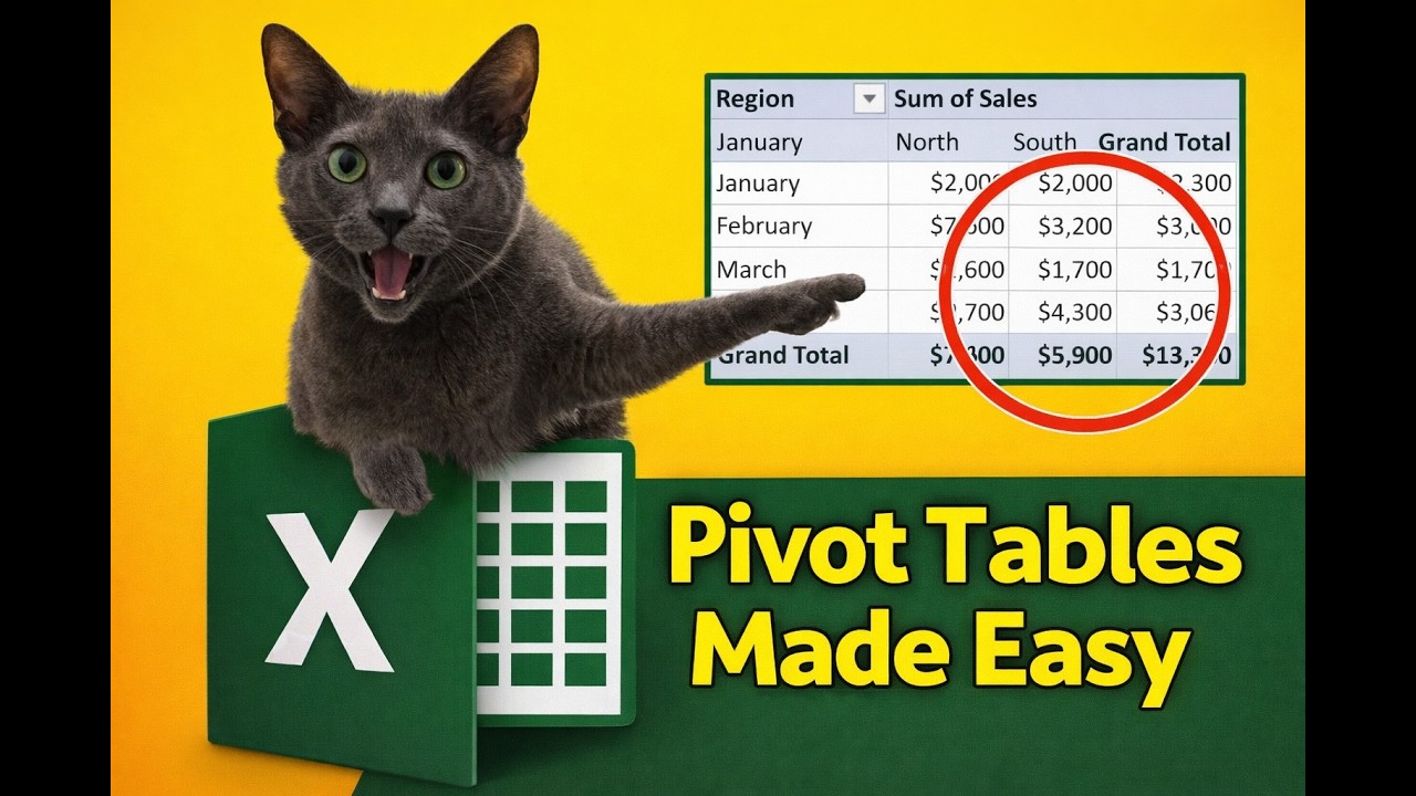 Excel Pivot Tables Explained Like You’re 5  -  Free Sample File Included!