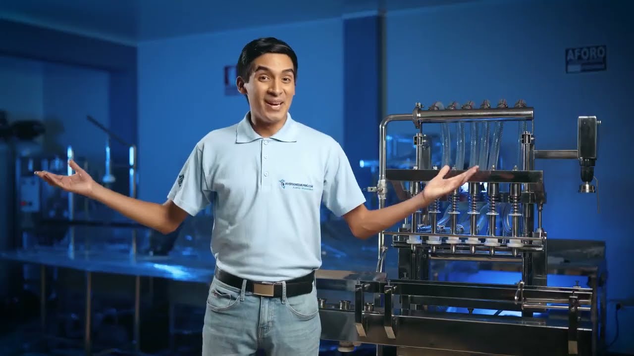 M&aacute;quina llenadora TRIBLOCK  Enjuaga , llena y tapa  | L&iacute;nea acero inoxidable