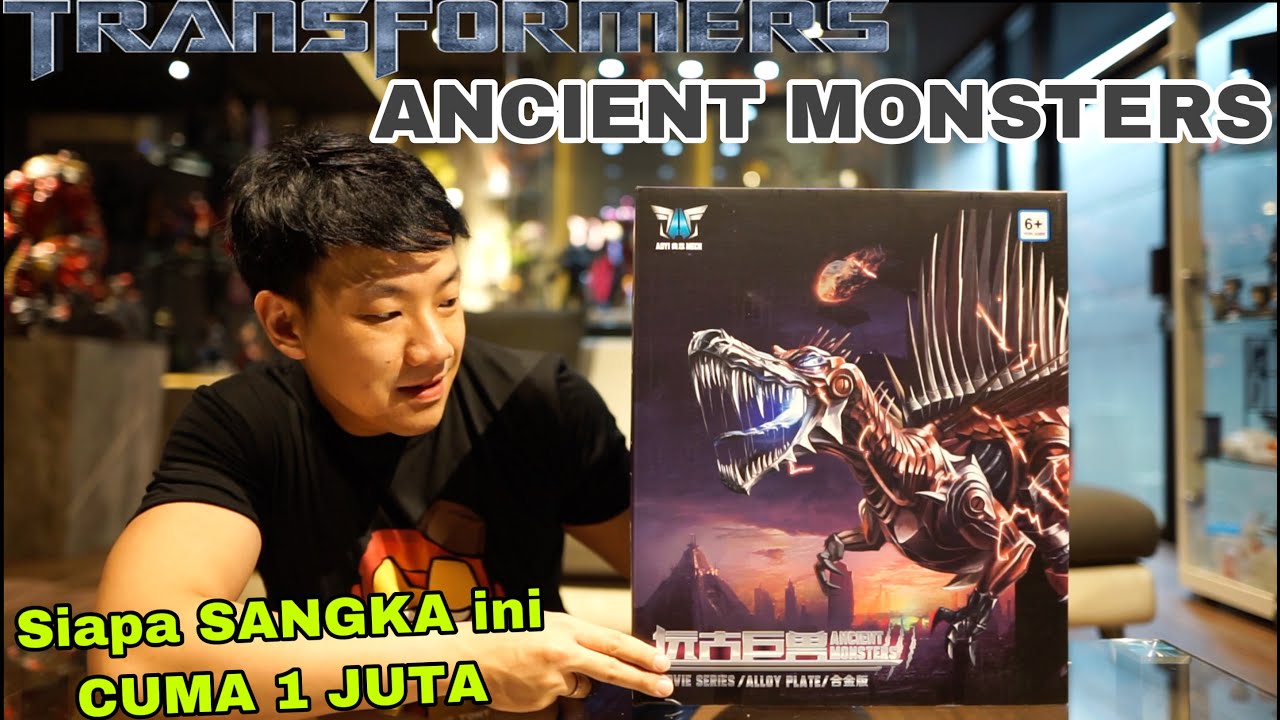 RACUN! HATI2 NONTON PASTI BELI!  KEREN NYA SADIS PAKE BANGET! UNBOXING TRANSFORMER DINOSAURUS SCORN!