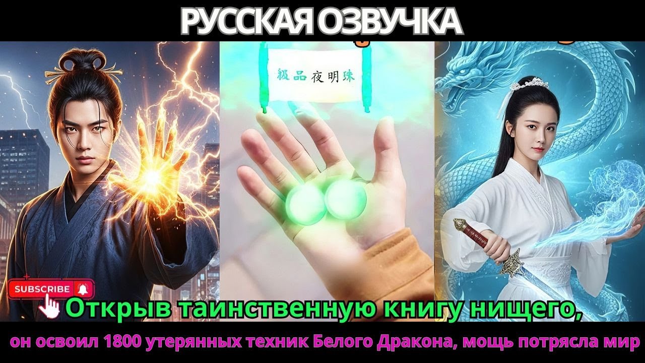 Открыв таинственную книгу нищего, он освоил 1800 утерянных техник Белого Дракона, мощь потрясла мир