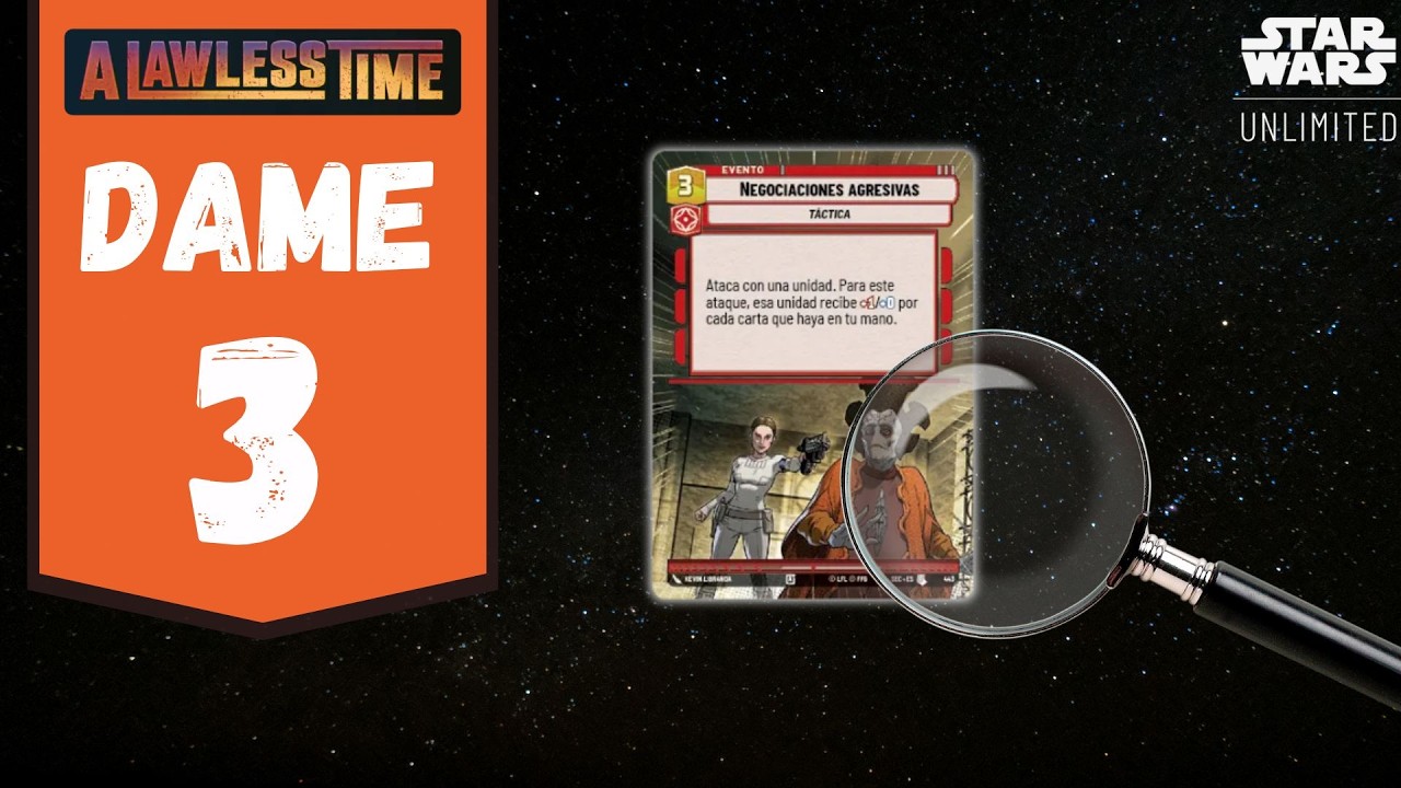 ¿Futura carta banneada? NEGOCIACIONES AGRESIVAS | Star Wars Unlimited